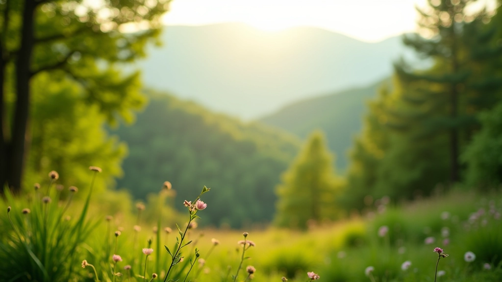 Krásná příroda symbolizující uzdravení a emocionální svobodu