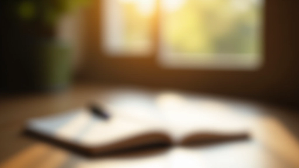 Otevřený zápisník s rukou držící pero na dřevěném stole v přirozeném světle